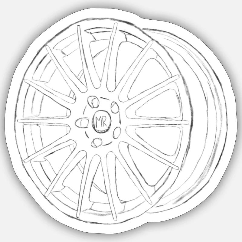 Sticker taille S (10 x 10 cm) - 