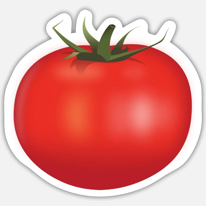 Tomate Sticker taille S (10 x 10 cm)