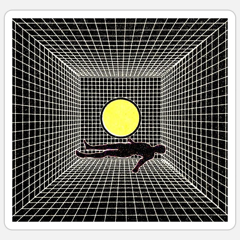 THE MATRIX Sticker size S (10 x 10 cm)