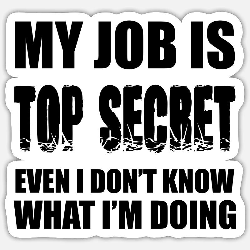 Lustige Sprüche Sticker Größe S (10 x 10 cm)