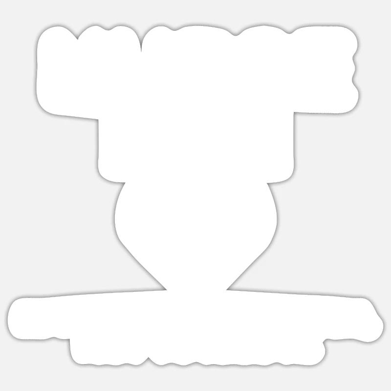 Nurse - Sticker size S (10 x 10 cm) - white matte