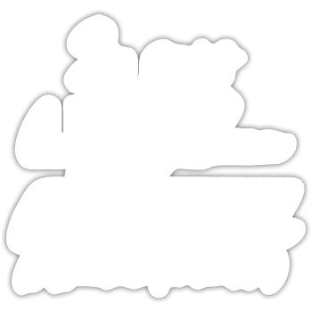 Je suis le plus beau bébé du monde - Sticker taille S (10 x 10 cm) - blanc mat - Devant