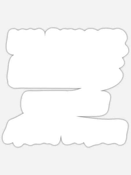 Ich bin der Dennis und bin auch dabei - Sticker Größe S (10 x 10 cm) - Mattweiß