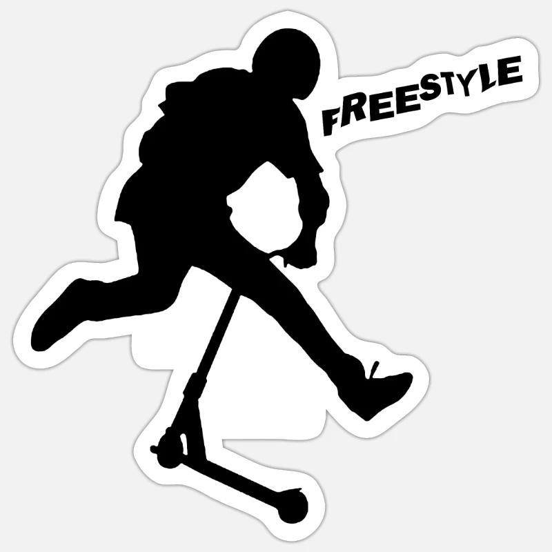 Freestyle-Roller Sticker Größe S (10 x 10 cm)