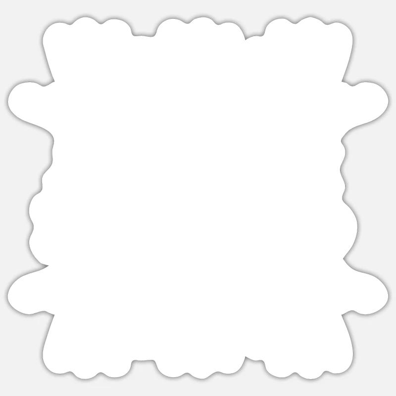 Autisme - Sticker taille S (10 x 10 cm) - blanc mat