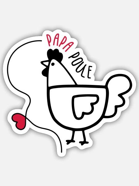  - Sticker taille S (10 x 10 cm) - blanc mat