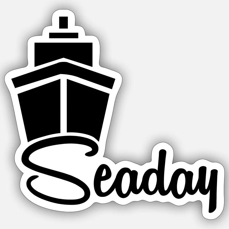 Seaday Sticker taille S (10 x 10 cm)