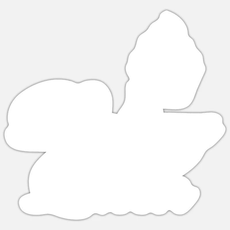 Backen Baking - Sticker size S (10 x 10 cm) - white matte