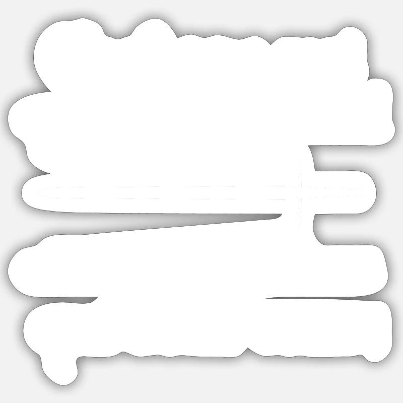 C'est pas moi qui explique mal… - Sticker taille S (10 x 10 cm) - blanc mat