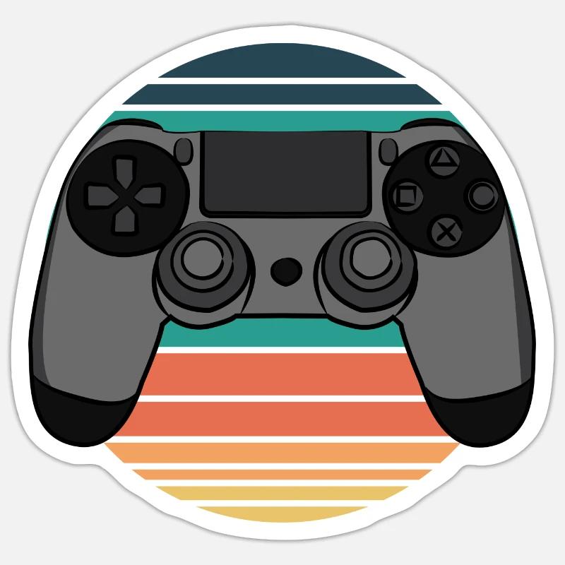 game consul Sticker size S (10 x 10 cm)