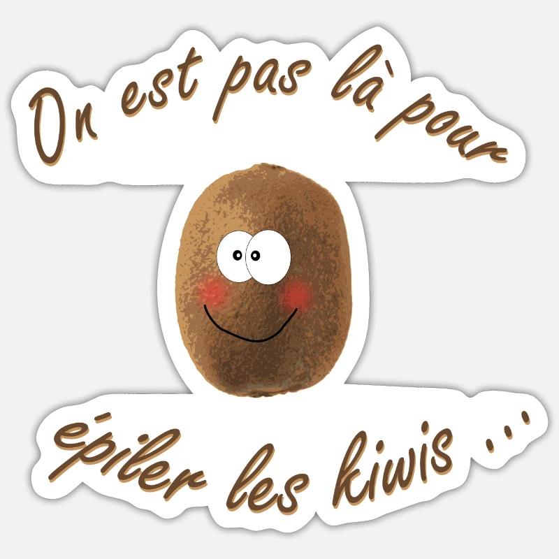 kiwi Sticker taille S (10 x 10 cm)