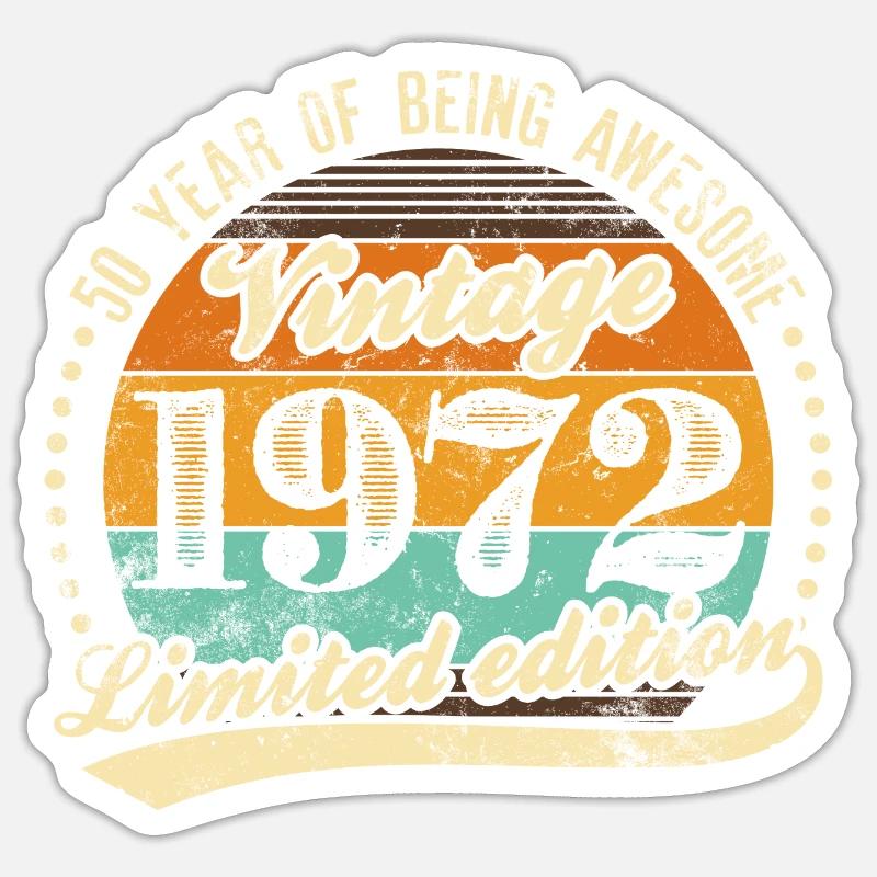 Édition limitée vintage 1979 Sticker taille S (10 x 10 cm)