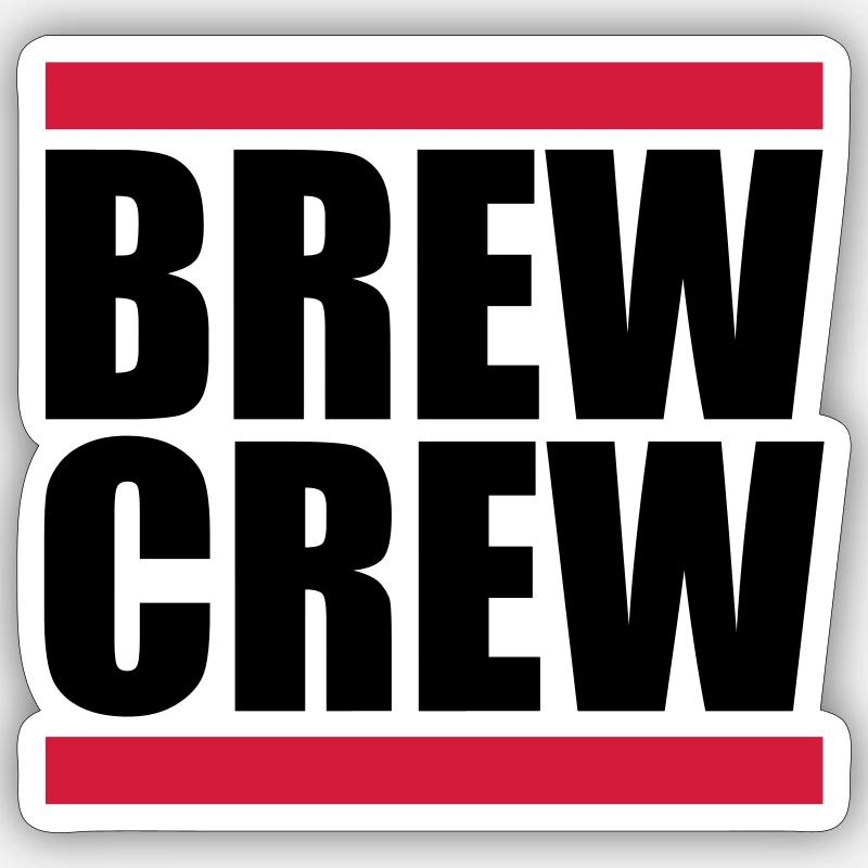 Brew Crew Beam Spell Sticker size S (10 x 10 cm)
