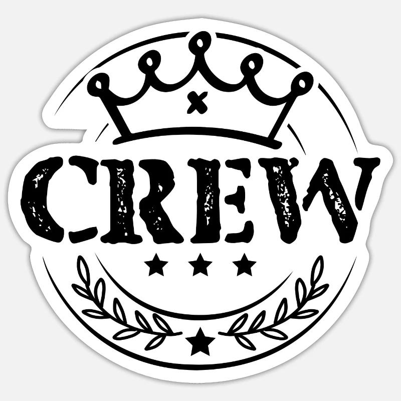 Crew Sticker size S (10 x 10 cm)