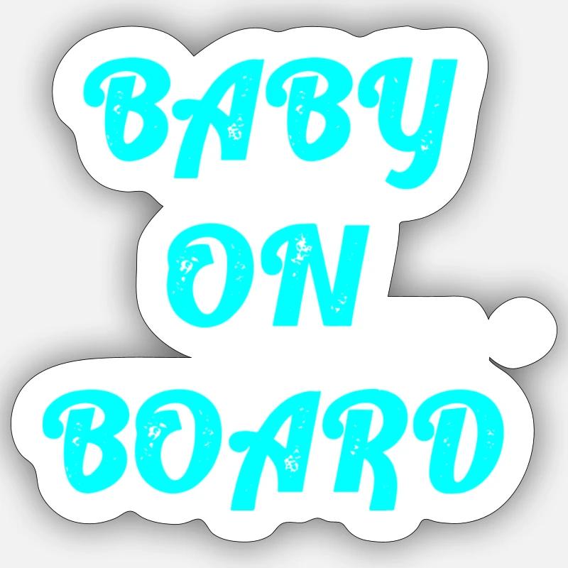 Bebe on board Sticker size S (10 x 10 cm)
