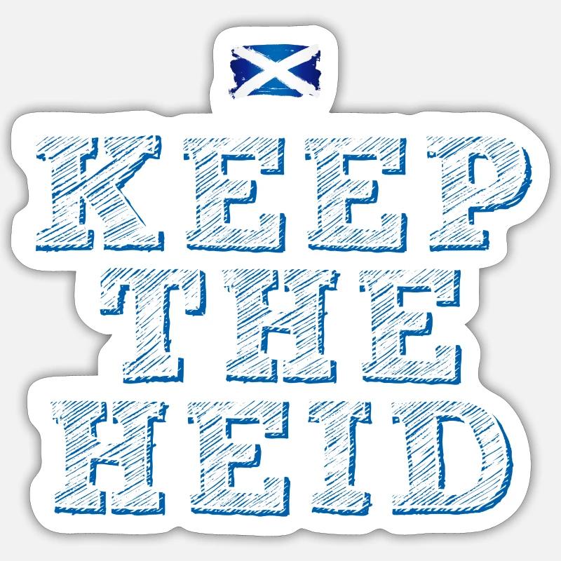 Keep the heid Sticker Größe S (10 x 10 cm)