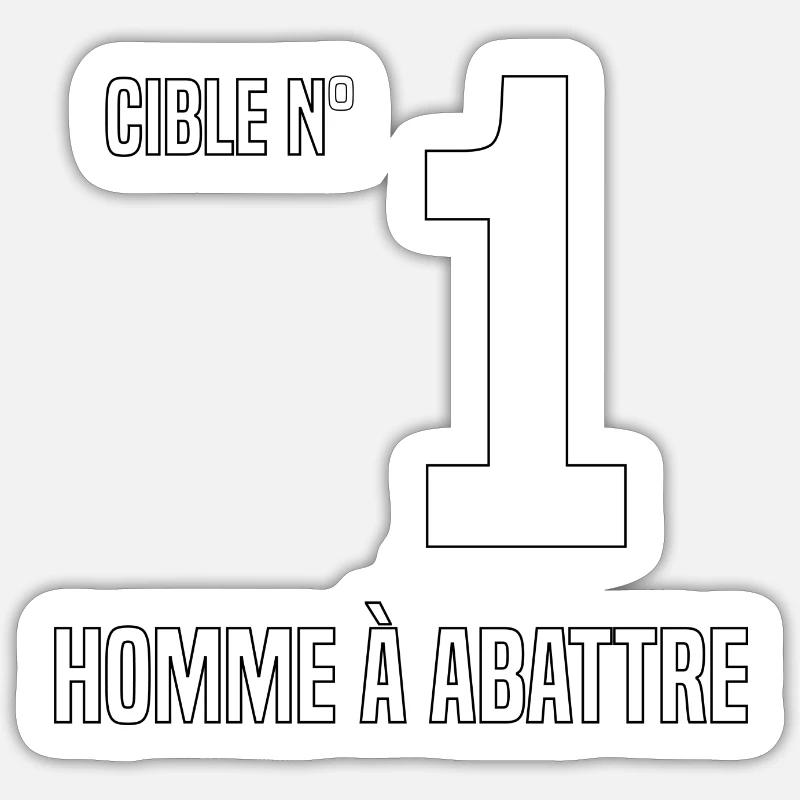 Sticker taille S (10 x 10 cm) - 