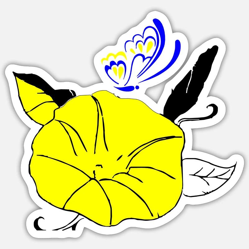 Papillon Sticker taille S (10 x 10 cm)