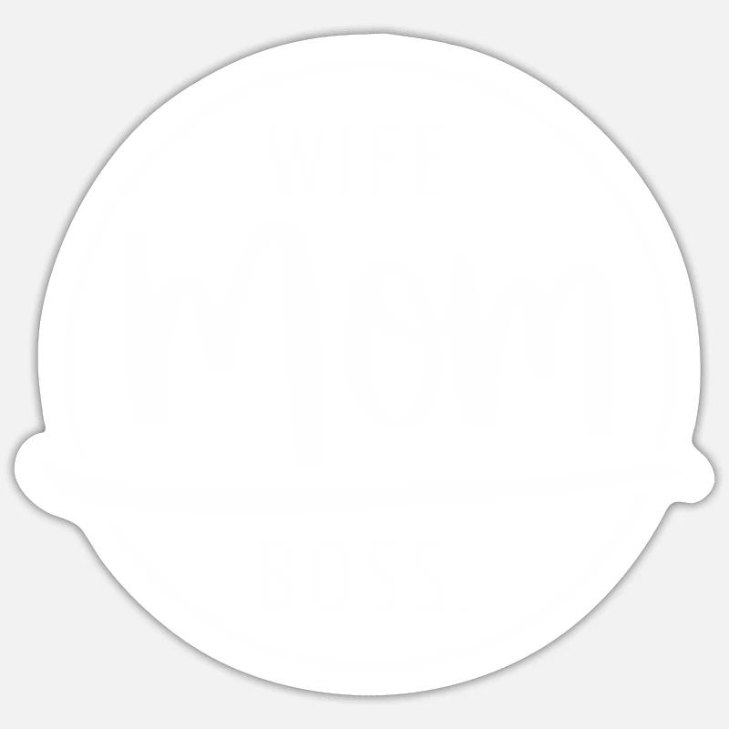 Mama Boss Muttertag Sticker Größe S (10 x 10 cm)