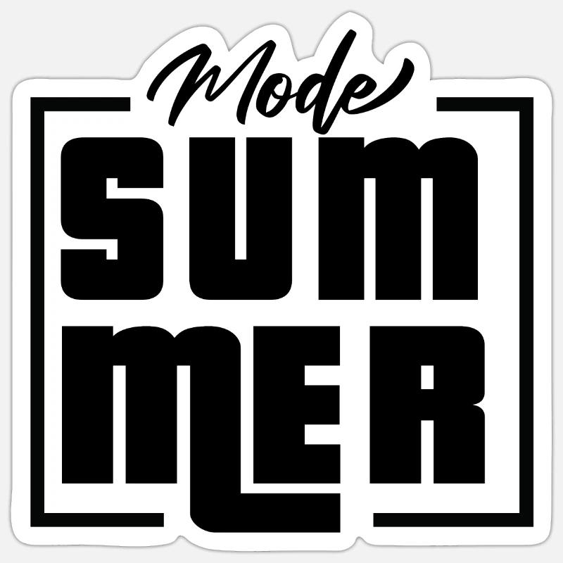 SUMMER MODE Sticker size S (10 x 10 cm)