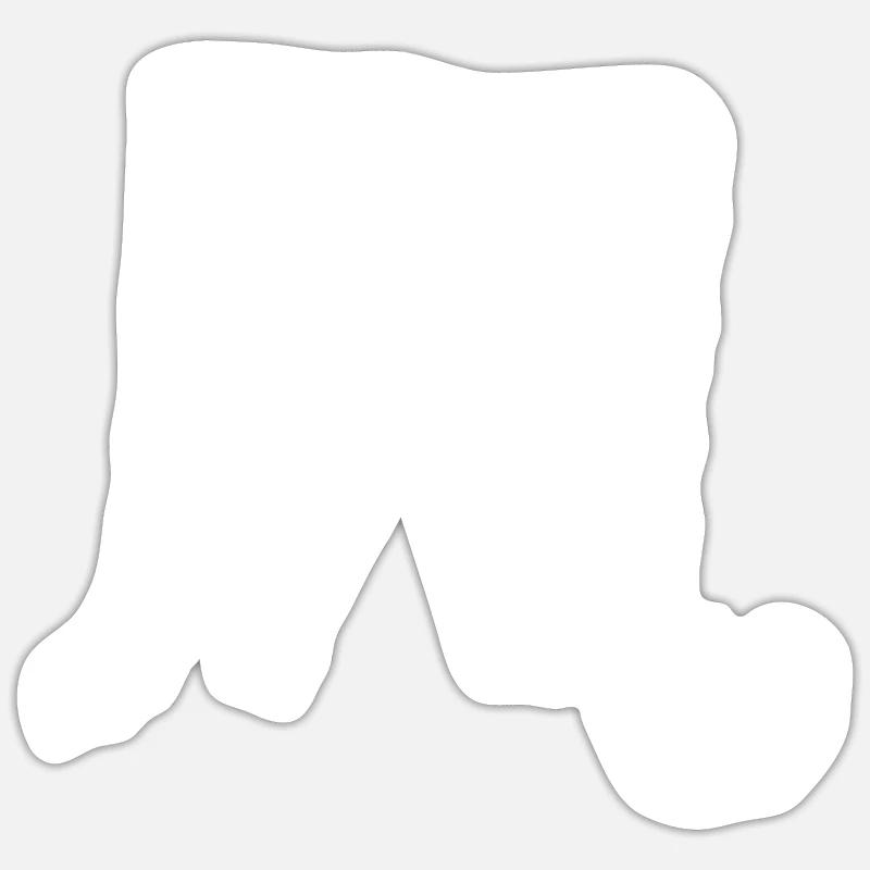 Wind (Feng) - Chinois - Sticker taille S (10 x 10 cm) - blanc mat