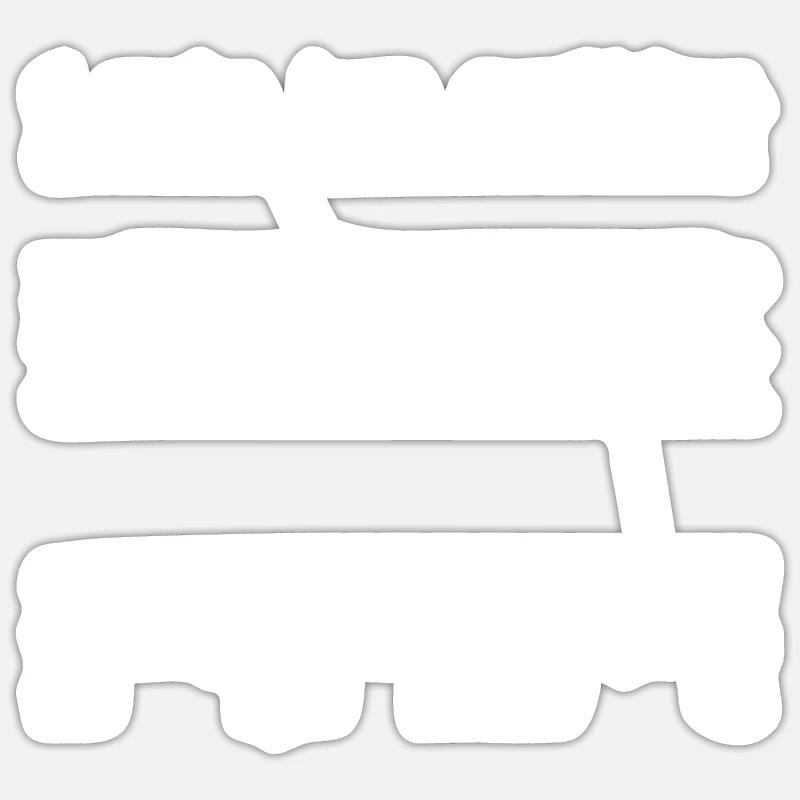 Overthinking Design Sticker size S (10 x 10 cm)