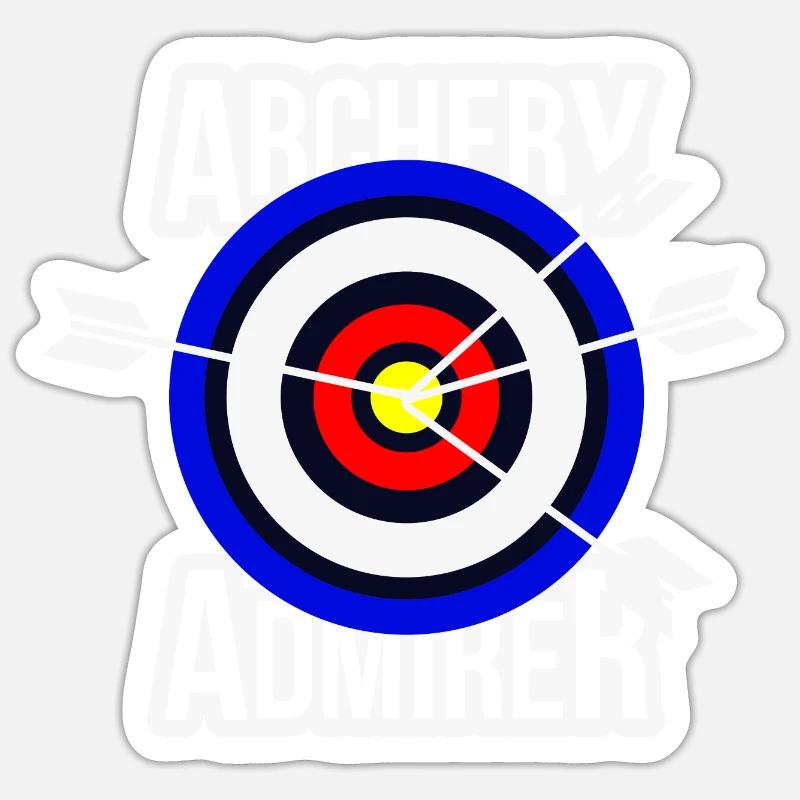 Archery cool saying. Archer Sticker size S (10 x 10 cm)