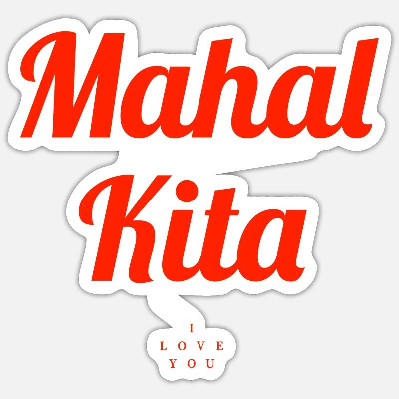 Dear Filipino Language Saying - Sticker size S (10 x 10 cm) - white matte