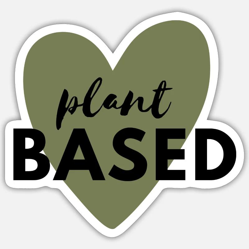 Plant based Sticker Größe S (10 x 10 cm)