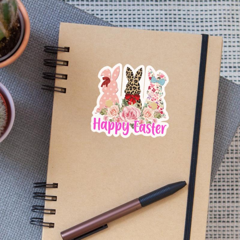 Happy Easter Easter Easter Egg Easter Celebration Easter Sticker size S (10 x 10 cm)