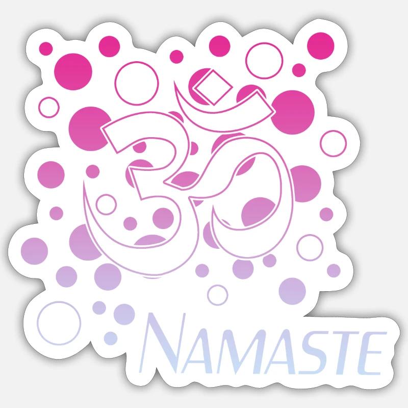 Namaste Sticker Größe S (10 x 10 cm)