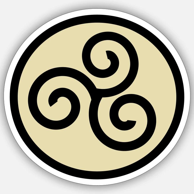 Viking symbol - Sticker size S (10 x 10 cm) - white matte