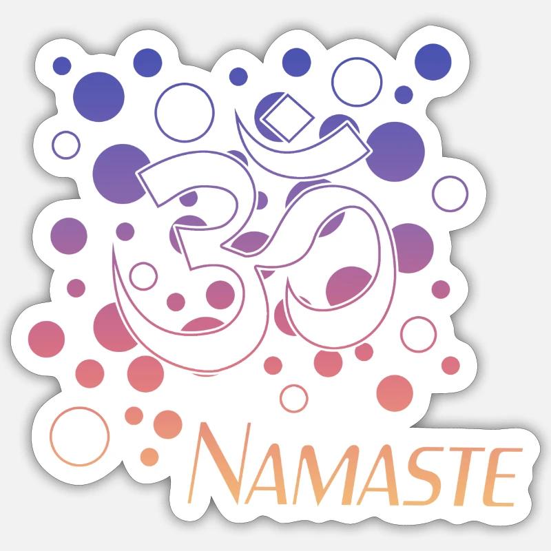 Namaste Sticker Größe S (10 x 10 cm)