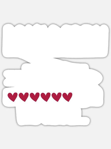 Boulderin in Ausbildung Kletterin Geschenk - Sticker Größe S (10 x 10 cm) - Mattweiß
