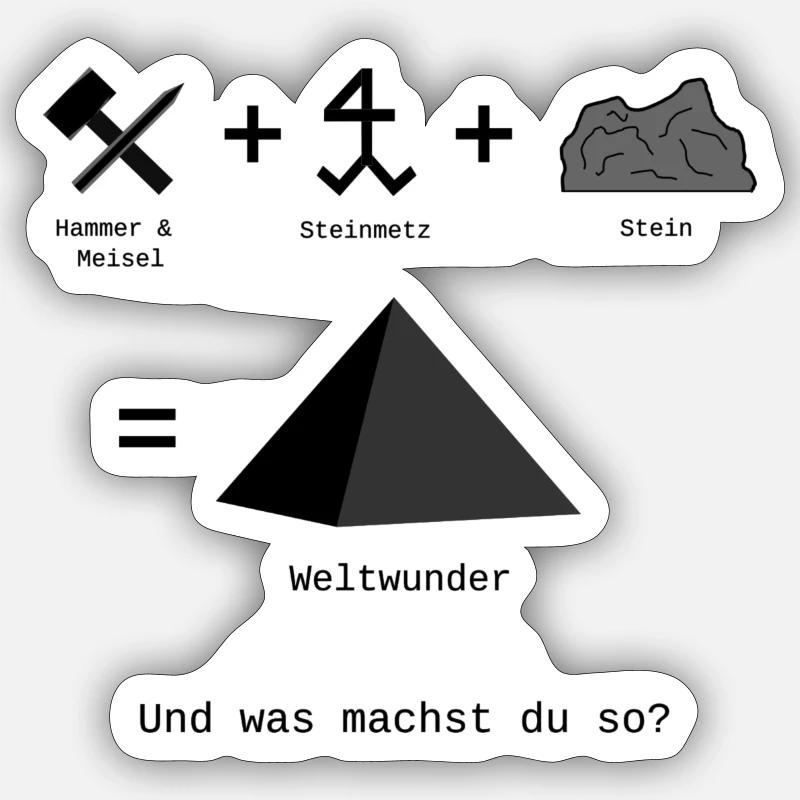 Sticker Größe S (10 x 10 cm) - 
