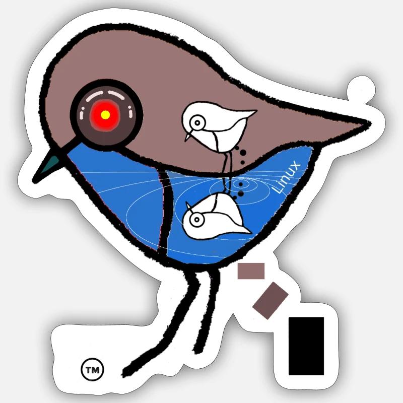 AI Poo Sticker size S (10 x 10 cm)