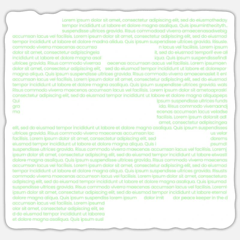 Sticker size S (10 x 10 cm) - 