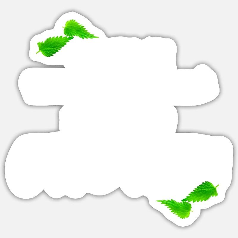 Faut pas pousser Sticker taille S (10 x 10 cm)