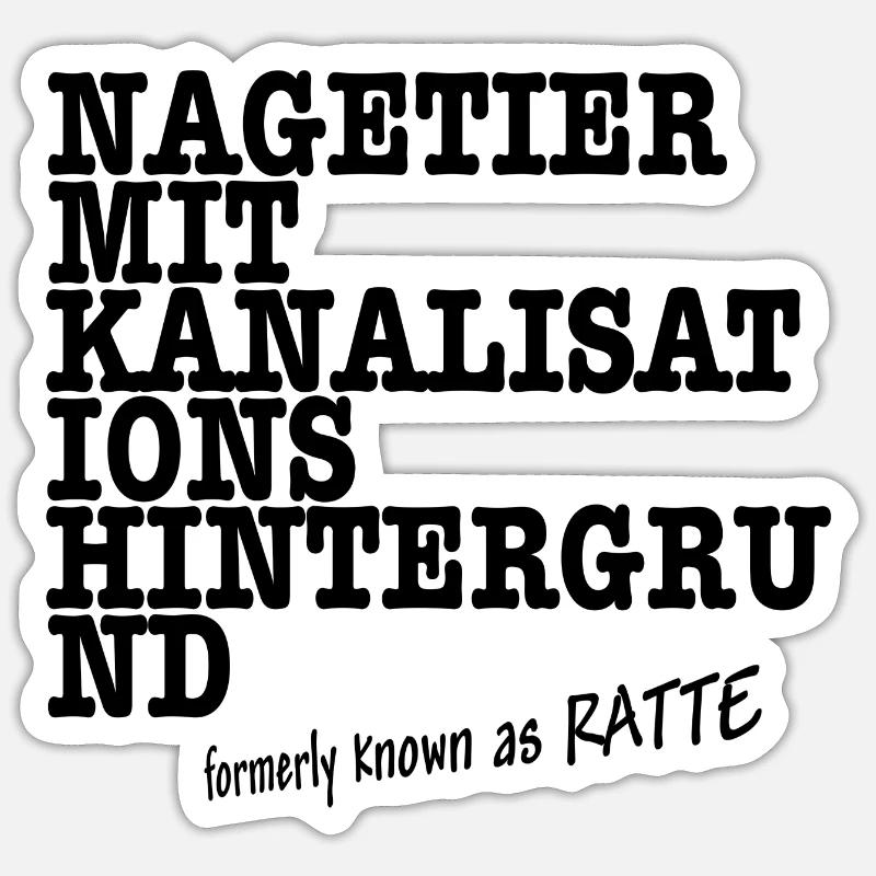 Sticker Größe S (10 x 10 cm) - 