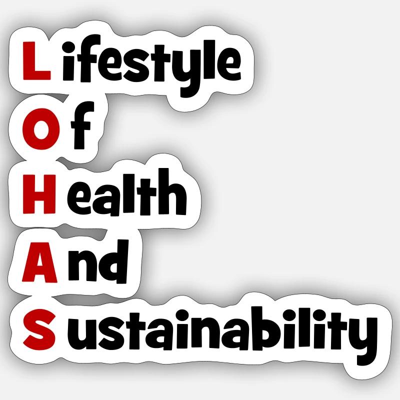 LOHAS Sticker size S (10 x 10 cm)