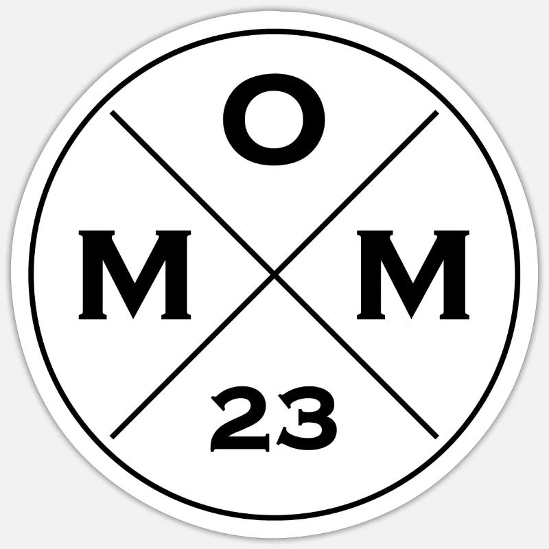 Geschenk für Mutter / Mama / Mami / Mom 2023 Sticker Größe S (10 x 10 cm)