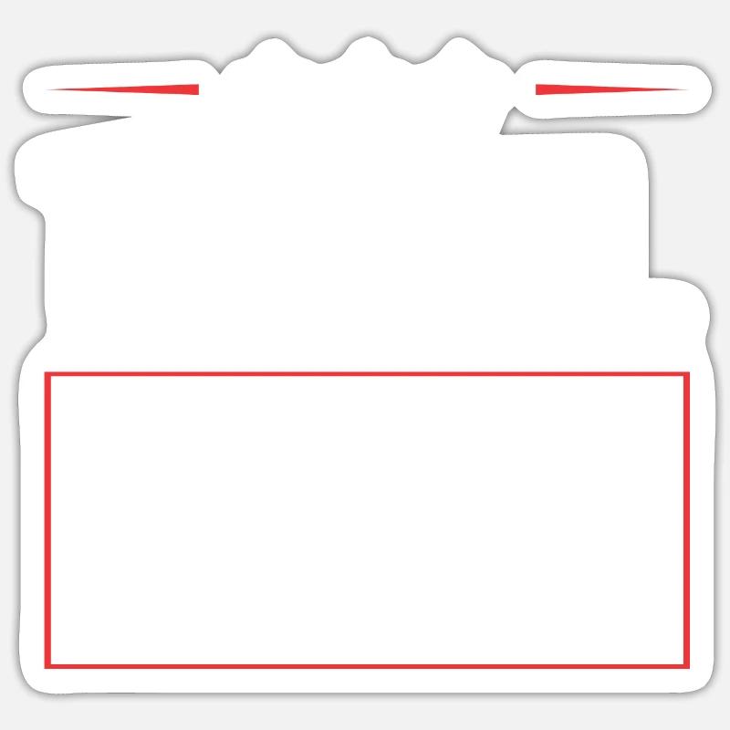 Sticker Größe S (10 x 10 cm) - 