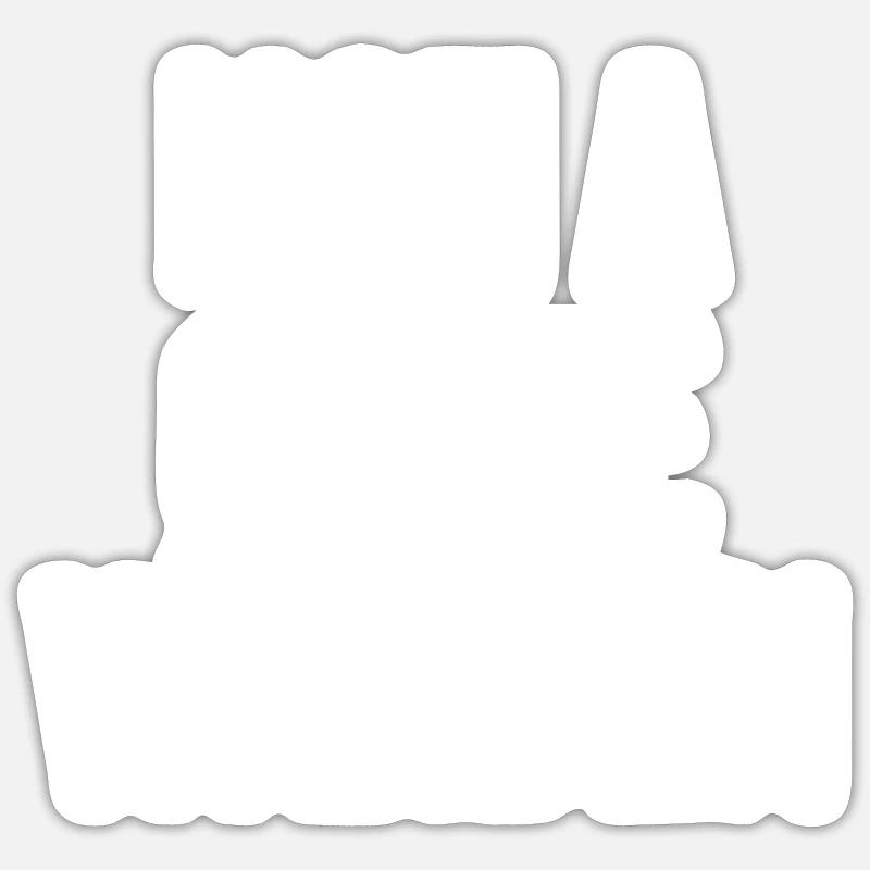 Not a Game Warden - Sticker size S (10 x 10 cm) - white matte