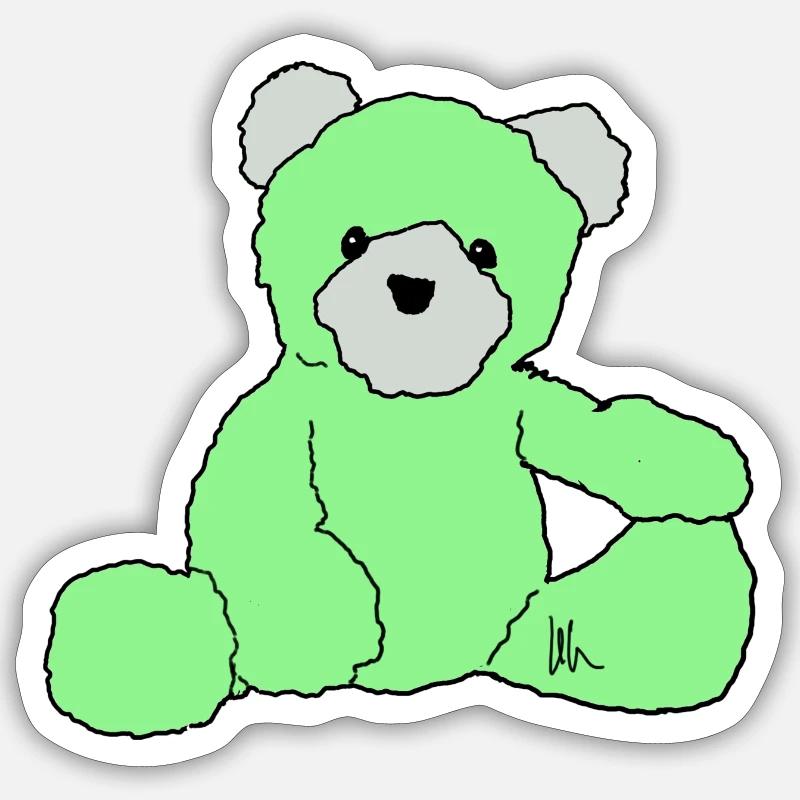 Teddy Sticker size S (10 x 10 cm)