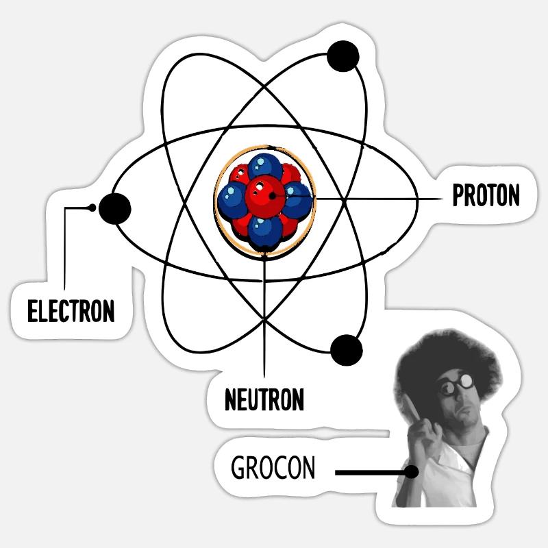 Physik Sticker Größe S (10 x 10 cm)