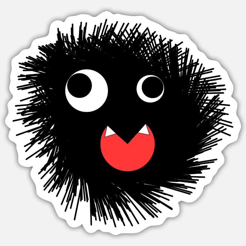 Fuzzley Sticker size S (10 x 10 cm)