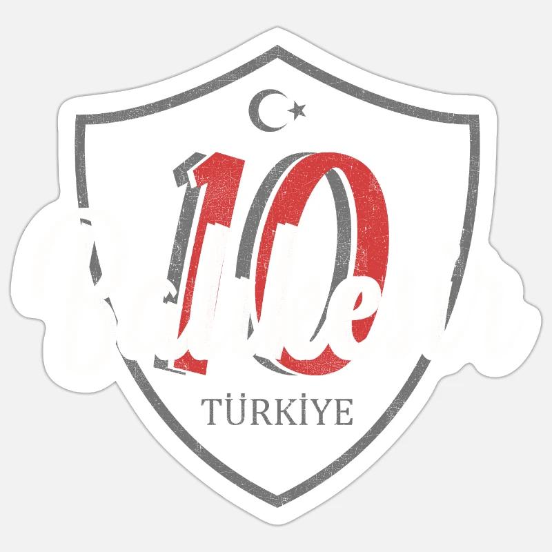 Balıkesir - Sticker Größe S (10 x 10 cm) - Mattweiß