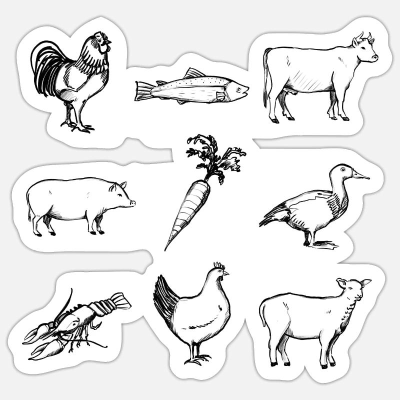 Sticker taille S (10 x 10 cm) - 