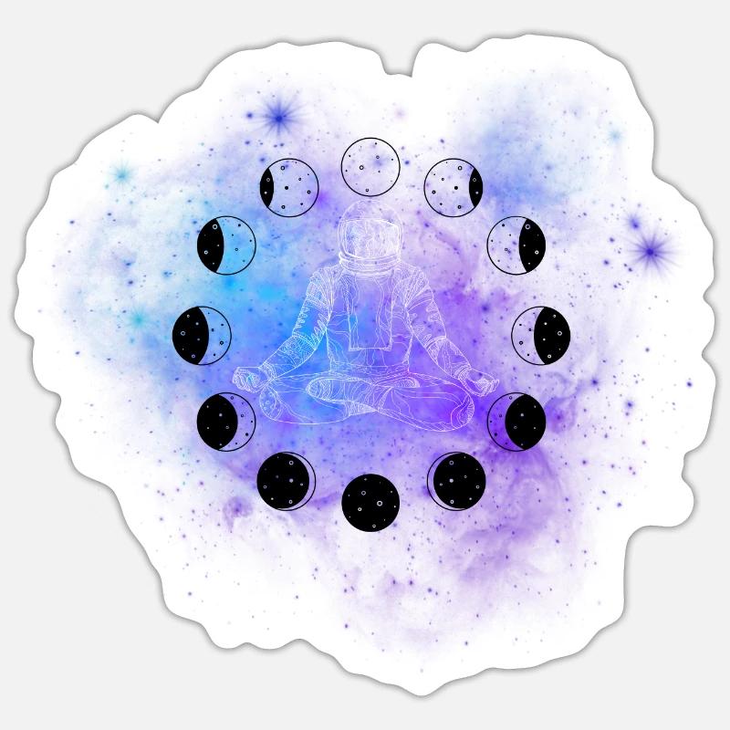 Astronaute Sticker taille S (10 x 10 cm)