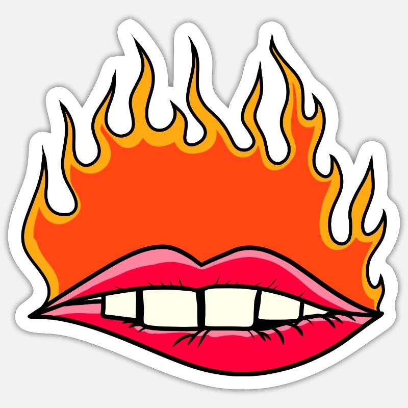 Keep talking - Sticker taille S (10 x 10 cm) - blanc mat